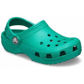 Crocs Klassiska Clogs Tjej Gröna | Sverige 1584BEXC